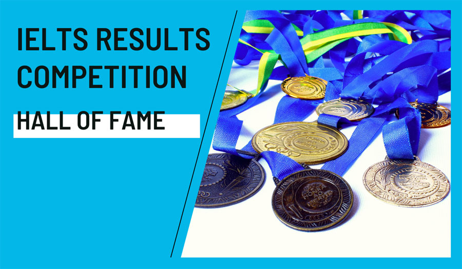 IELTS Results Competition Winners